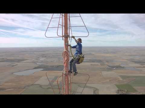 Drone films lightbulb change 1500 ft up!