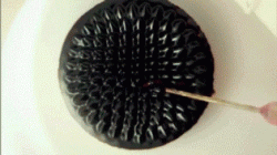 Art On Ferrofluid – A ferrofluid (portmanteau of ferromagnetic and fluid) is a liquid that ...