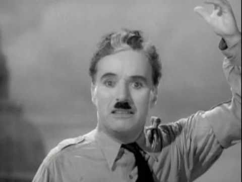 Charlie Chaplin final speech in The Great Dictator – YouTube