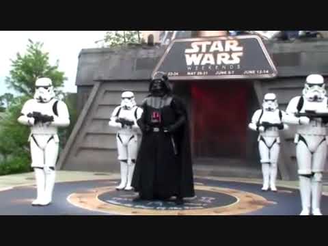 Dance Off with Star War Stars – Darth Vader dancing Back Street Boys and Mc Hammer – YouTube