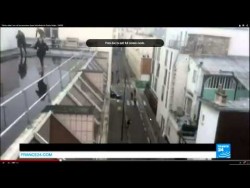 France False Flag Shooting — Attackers SPLICED IN + COPS cut out + Man in bullet proof ves ...