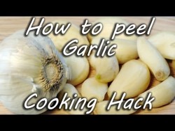 How to Peel Garlic – Life Hack – YouTube