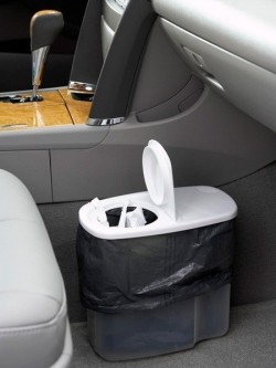 Cereal container = trash can for your car