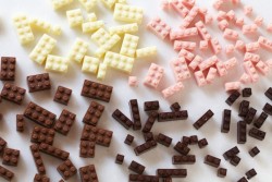 Edible chocolate Lego! Everything is awesome
