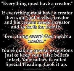 Special Pleading, look it up