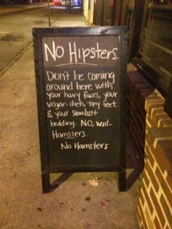 Hipsters everywhere