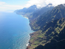 The Na Pali Coast in Hawaii