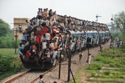 Pakistan , train from Narowal to Lahore