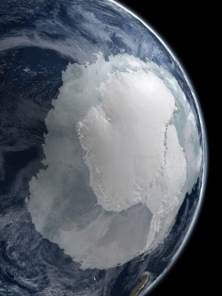 Antarctica from Space by NASA.