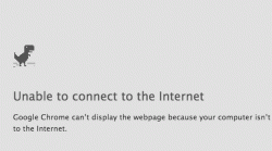 Hidden T-Rex Game Behind Chrome’s Network Error Page.
What happens if you try to open a we ...