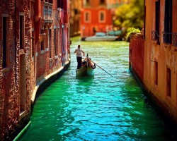 Gondolier in Venice