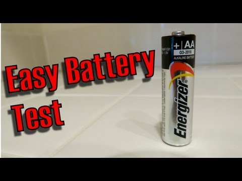 How To Test a AA battery, Easiest Way For Any Battery Fast, Easy! – YouTube