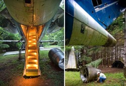 Man Lives In A Boeing 727 In The Middle Of The Woods – Exposing The Realities