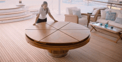 The Fletcher Capstan Table: This table doubles in size in mere seconds.