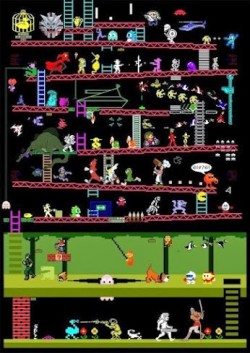 How many retro games can you name in this mashup?