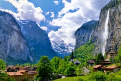 Lauterbrunnen: The Valley of 72 Waterfalls … “Tucked away in the Bernese Oberland of ...