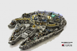 It Took 10,000 LEGO Bricks To Build The Millennium Falcon’s Interior