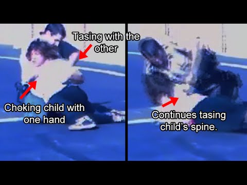 COP TASES 13-YR-OLD CHILD WHILE CHOKING HIM! – YouTube