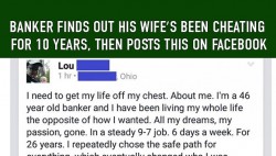 46-Year-Old Man Finds Out His Wife’s Been Cheating for 10 years, Then Posts This On Facebook | A ...
