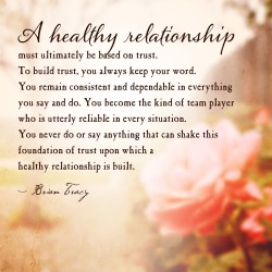 Trust, found in some cultures, sadly not in Turkey