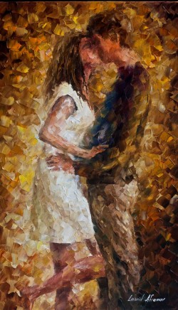 First Kiss│by Leonid Afremov