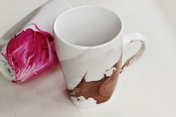 Poppytalk: DIY | Watercolor Mug