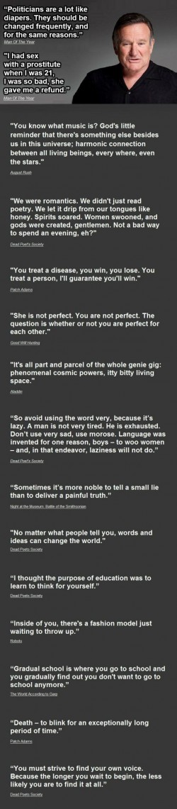 Happy would-be 64th Birthday Robin Williams