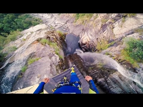 Laso Schaller’s Insane 59 Meter Cliff Jump! – YouTube