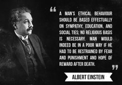 How can religion claim to be the source of morality, when their whole model is based on providin ...