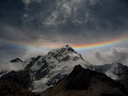 “We all were reluctant to rush back down after experiencing a sunrise behind Everest. So, we too ...