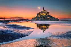 Mont Saint Michel, France.