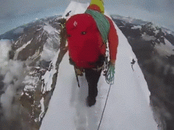 Hiking on top of Matterhorn﻿, nope nope nope