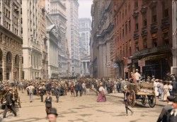 New York 1900, colourised