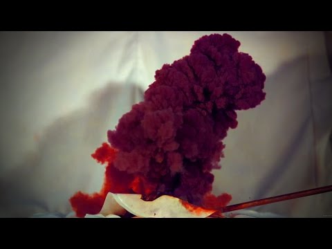 Slow Motion Contact Explosive – Nitrogen Triiodide – YouTube