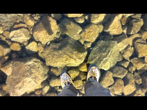 Walking on beautiful clean ice in Slovakian Mountains – YouTube