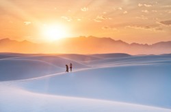 White sands