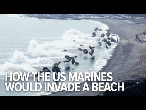 How the US Marines would invade a beach today – YouTube