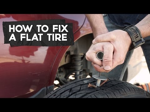 How to patch a flat tire when you’re stranded in the middle of nowhere – YouTube