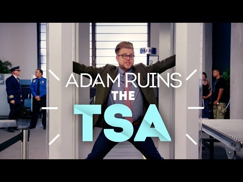 Why The TSA Doesn’t Stop Terrorist Attacks – Adam Ruins Everything – YouTube