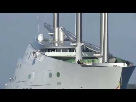 World Largest Sailing Yacht “White Pearl” Superyacht grande yate grand voilier – YouTube