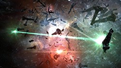 Screenshot of one of the biggest battles that happened in EVE Online.