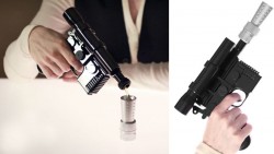 Take the First Shot With a Han Solo Blaster Flask