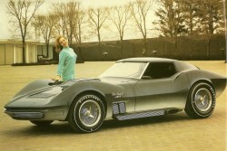 A Corvette Mako Shark II, 1965.