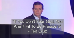 Ted Cruz Says Atheists Aren’t Fit To Be President