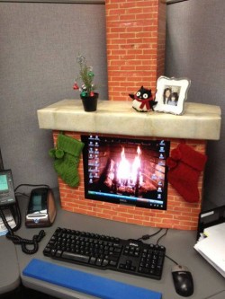 Fun way to brighten up a cubicle