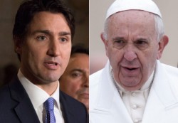 Canadian prime minister will ask Pope Francis to apologize for atrocities committed by the catho ...