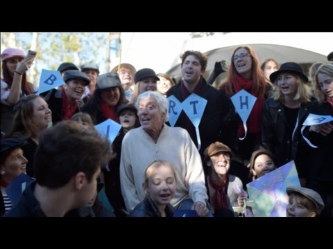 Dick Van Dyke’s 90th Birthday Flash Mob – YouTube