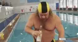 Vodka swimming