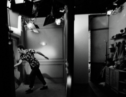 Kramer about to enter the set