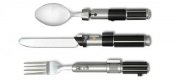 Knife, Spoon, and Fork Lightsabers Are Elegant Cutlery For a More Civilized Age